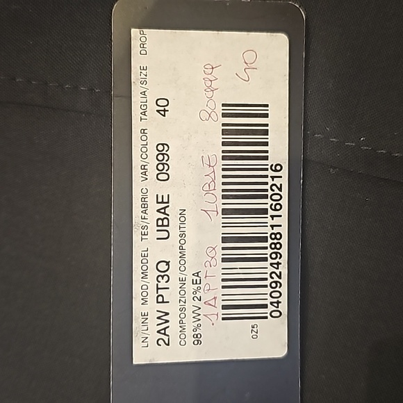 Dolce & Gabbana, Low rise Straight leg Wool Trouser Pants (Italian Size 40/US 4) - Picture 16 of 16